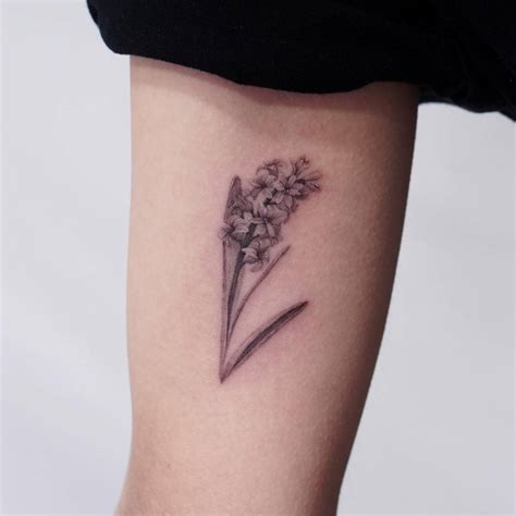 hyacinth tattoo|hyacinth flower tattoo meaning.